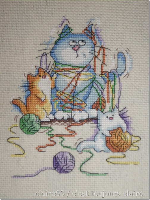 yarn cats finished